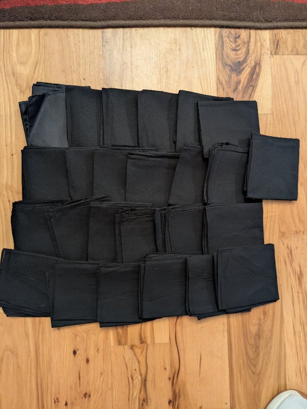 Blank Black Bandanas